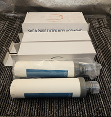 (QTY 2) Kara Pure Filter 9.2+ pH Mineral Rich Flow 1 GPM Carbon Mineralizer