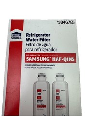 Project Source Twist-in Water Filter S-4-2 Fits Samsung HAF-QINS 2-Pack