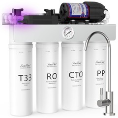 SimPure T1400UV Tankless Reverse Osmosis System with UV, NSF/ANSI 58 Certifie…