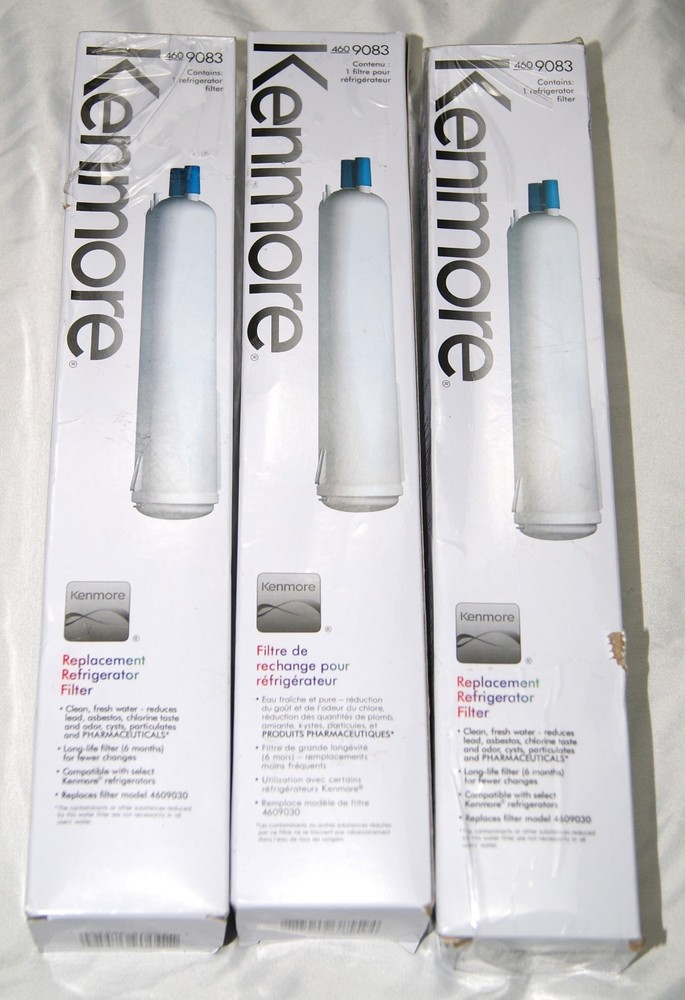 3 pack Kenmore 460-9083 Refrigerator Water Filter Genuine OEM sealed
