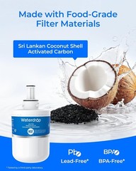Waterdrop F11B Fridge Water Filter, Replacement For Samsung DA29-00003G