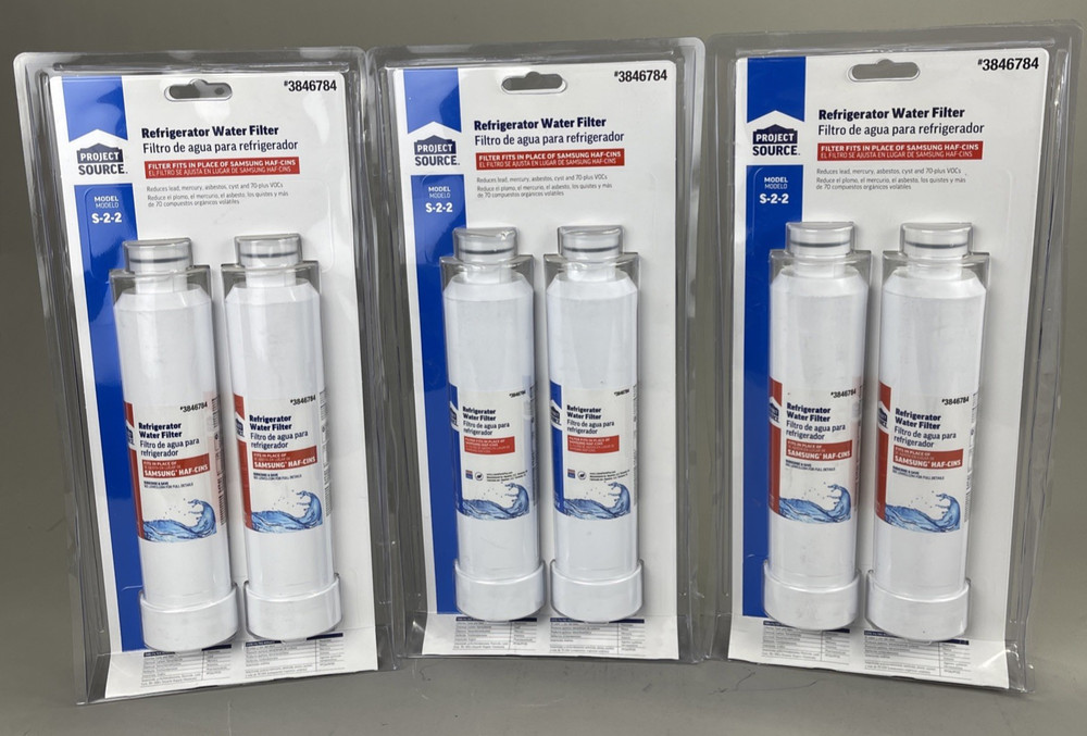 Project Source Refrigerator Water Filter – Samsung HAF-CINS – 3846784 Lot of 3