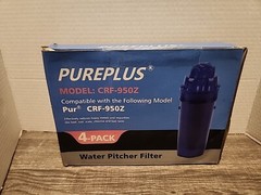 Pureplus CRF-950Z Water Pitcher Filters – 4 Packs – New, Open Box