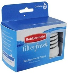 Rubbermaid 1J63 Filterfresh Replacement Filter-2 Pack