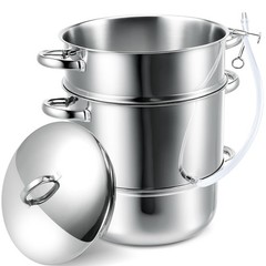 Suclain Stainless Steel Water Distiller, 3 Layers 1.2 Gallon Distilled Machin…