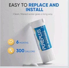 PurePlus Refrigerator Water Filter Fits Samsung Ice RWF5200A Fits GE XWF Lot 3