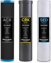 PRO+AQUA ELITE GEN2 Replacement Filter Set, Whole House Heavy Metals Well Water