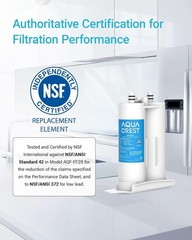AQUA CREST Refrigerator Water Filter Replacement for Frigidaire® WF2CB®, 1 Pack