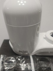 PUR Faucet Mount Filtration System, One Filter included, White