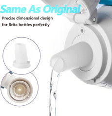 Bite Valve Replacement for Brita Water Bottle, 2 Pack, Silicone, BPA…