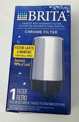 BRITA FR-200 Chrome Replacement Faucet Filter NEW