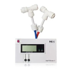 DM-2 Commercial Dual In-Line TDS Monitor Digital Water Quality Tester 0-9990PPM