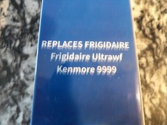 Glacial Pure Refrige Water Filter   Model Number: GP004 look on box for model#