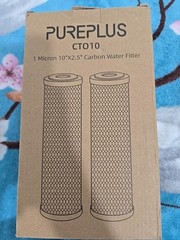 2 PUREPLUS CTO10 1 Micron 2.5″ x 10″ Whole House CTO Carbon Water Filter