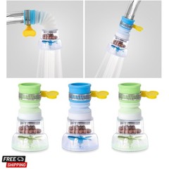 3 Pcs Faucet Filter Set – Water Faucet Extenders 360 Rotating, Adjustable Wat…