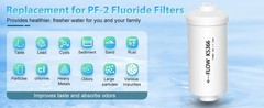 Fluoride and Arsenic Filter NSF/ANSI 42 Certified,Replacement for PF-2® Fluoride