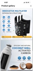 Pureplus Refriderator Water Filter Replacement PP-RWF5200A 2 Pack