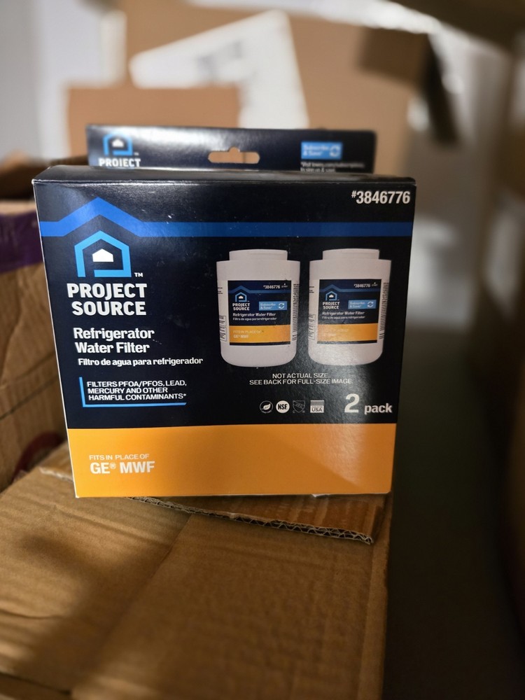 Project Source Refrigerator Water Filters 2 Pack Fits GE MWF Models