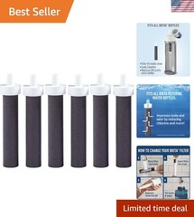 Water Bottle Replacement Filters, BPA-Free, Replaces 1,800 Plastic Water Bott…