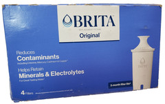 Brita Original 4-Pack Standard Water Filter For Pitchers And Dispensers