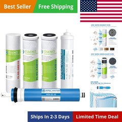 Reverse Osmosis Filter Replacement Set, 5-Stage RO System Filters, 50 GPD, Fo…