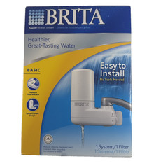 Brita 35214 Basic Tap Water Faucet Filtration System – White