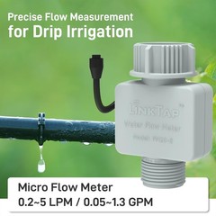 Micro Flow Meter Compatible W/ G2S & G2 Water Timer Ideal Drip Irrigation