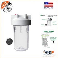 Single-Stage Whole House Water Filtration System with Easy Filter Change Timer