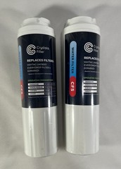 2-Pack Crystala Filters UKF8001 Everydrop Filter 4, EDR4RXD1, Maytag UKF8001AXX