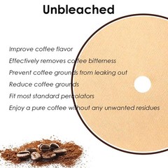 Mimore Percolator Coffee Filters – 300PCS 3.75in Disc 3.75 Inches