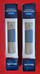 Lot of 2: Top Pure Replacement Refrigerator Water Filter 3 – New