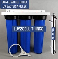 Iron/Sulfur Removal Whole House Water Filter System Drinking Water UV Bacteria