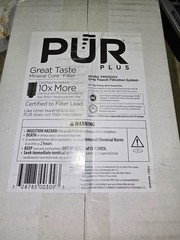 PUR Plus Vertical Faucet Mount Water Filtration System, Lead-Reducing Water Filt