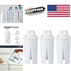 High Performance Water Filters for Pitchers 3 Count Certified for Clean Water