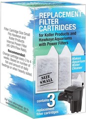 3 Pack Small Replacement Aquarium Filter Cartridges – Crystal Clear Water