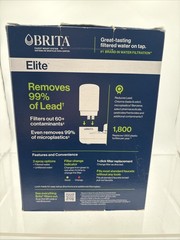 NEW BRITA Faucet Elite Chrome Replacement Filter Remove 99% of Lead