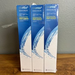 ICEPURE RWF2000A Refridgerator Water Filter Replacement Cartridge 3 Pack NEW