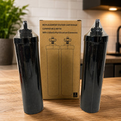 Fits Black Berkey BB9-2 Water Filter Purification Elements Replacement 2 Pack
