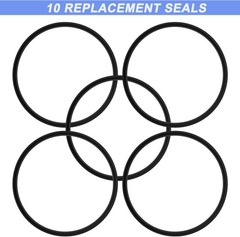 10 Pcs Replacement Rubber Lid Seals Compatible with 16 & 20 oz Contigo Snapse…