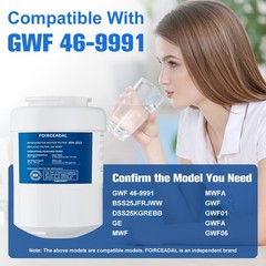 2/4pack For GE MWF New Sealed GWF 46-9991 MWFP Smartwater Fridge Water Filter