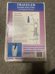 EQUINOX TRAVELER PORTABLE WATER FILTER