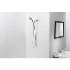 5-Setting Handheld Shower Head with Hose Holder 4-Piece Set 2 Pack 5 Spray Modes