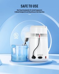 1.1 Gallon Water Distiller, 750W Countertop Home Office Countertop Distiller …