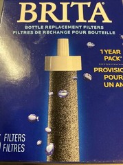 Brita 36454 Water Bottle Filter Replacements, 6 Count – New