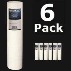 Bluonics 6-PK 20 x 4.5″ (5 Micron) Sediment Whole House Water Filters Iron Rust