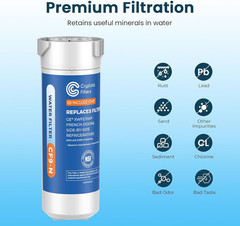 Filtro de Agua para Refrigerador Compatible con XWFE Paquete de Una Unidad Nuevo