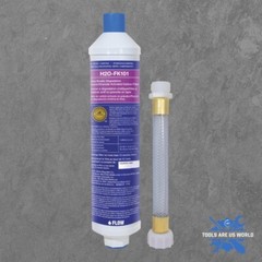Watts Pure H2O Inline RV GAC/KDF Replacement Water Filter W/ Garden Hose Adapter