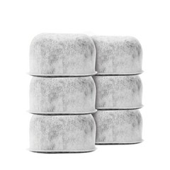 Pack of 6 Replacement Charcoal Water Filters for All 6 Count (Pack 1)