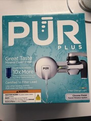 PUR Filtration PLUS Faucet Mount Water Purifier Filter System PFM400H New
