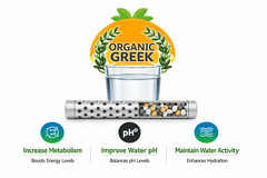 Organic Greek Portable pH Booster Alkaline Water Stick Hydrogen Water Ionizer